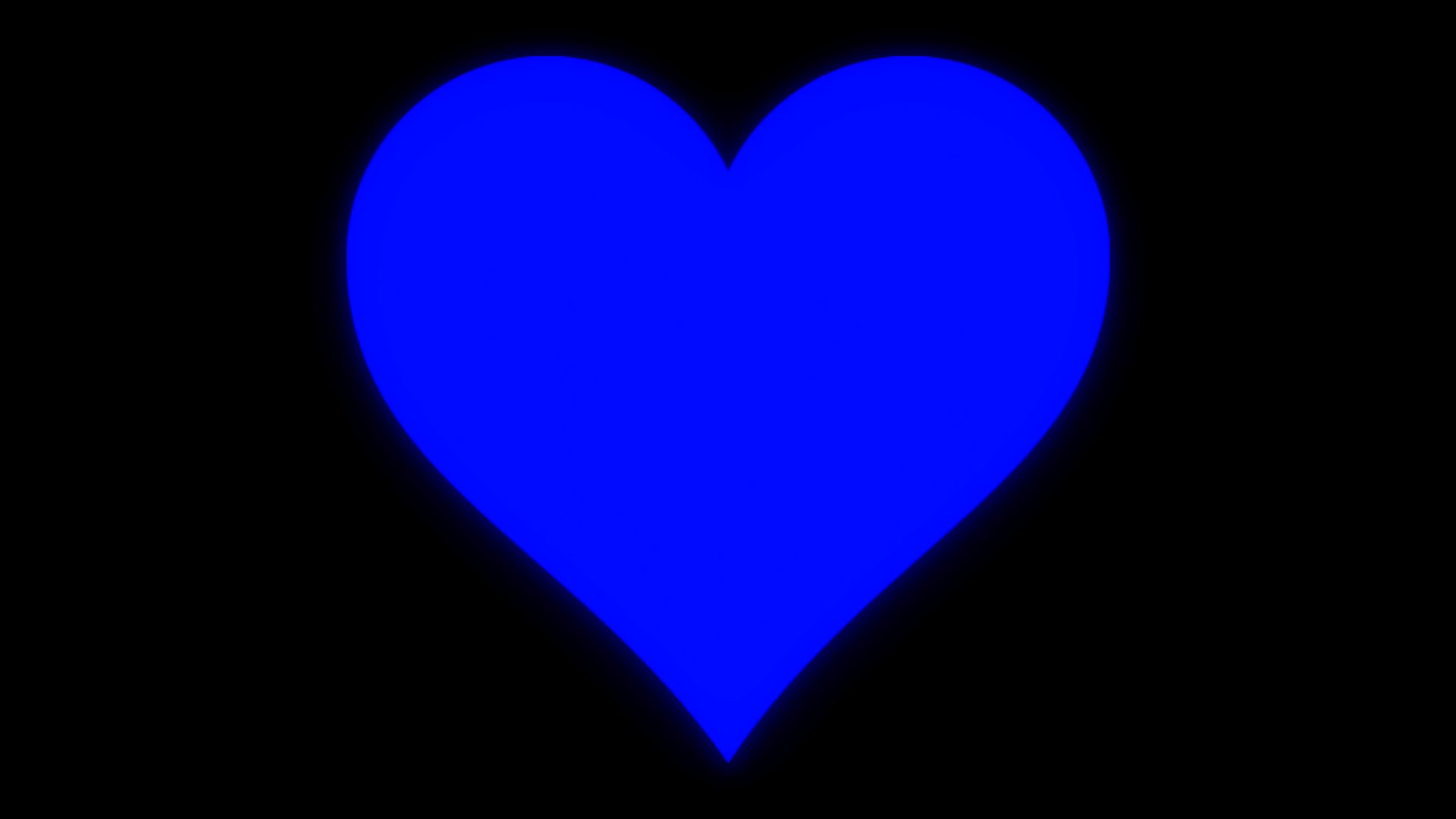 Commercial Use of Blue Growing Heart Short Loop Video product image (1)