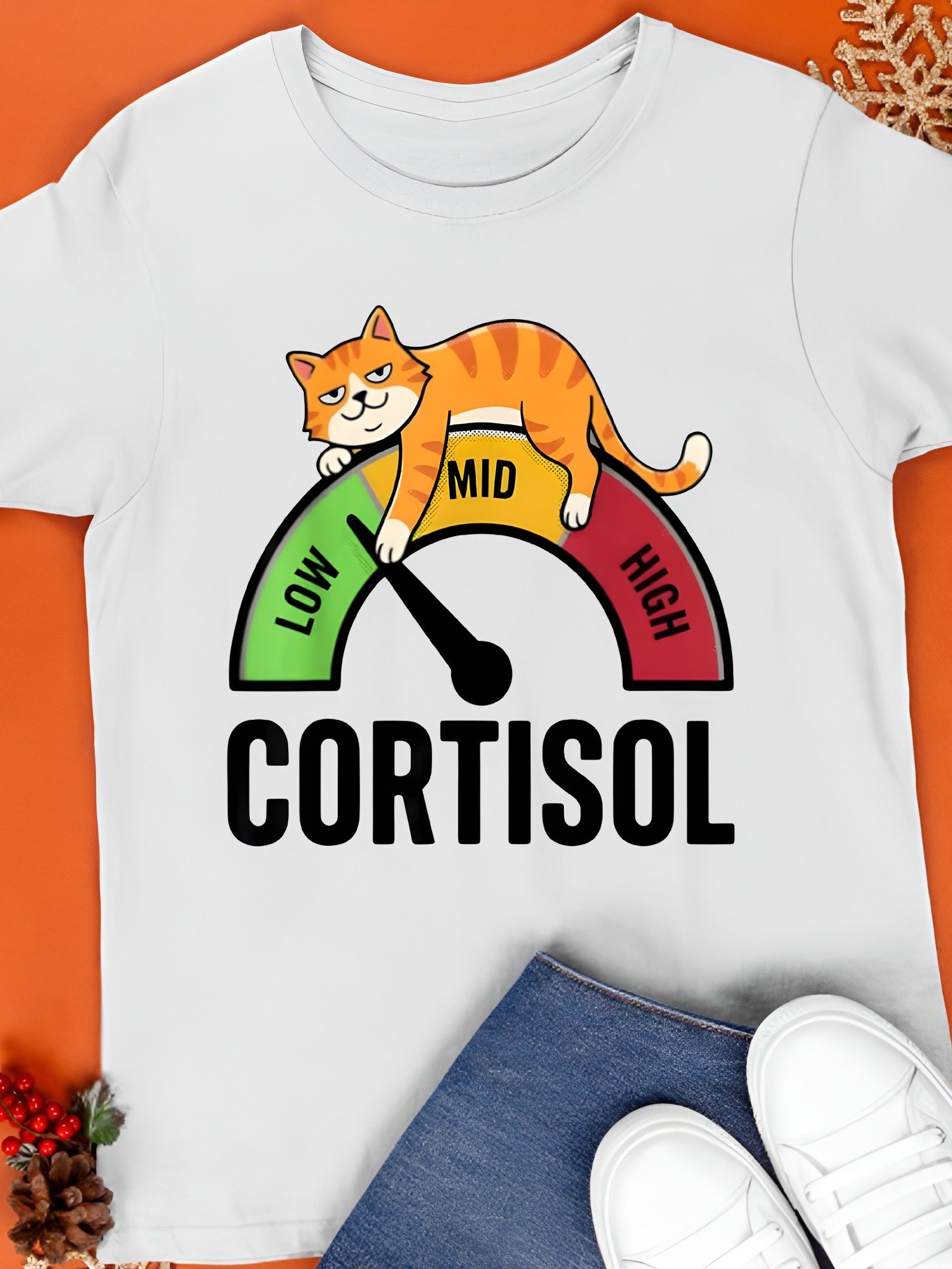 Cat Low Cortisol Level Shirt product image (1)