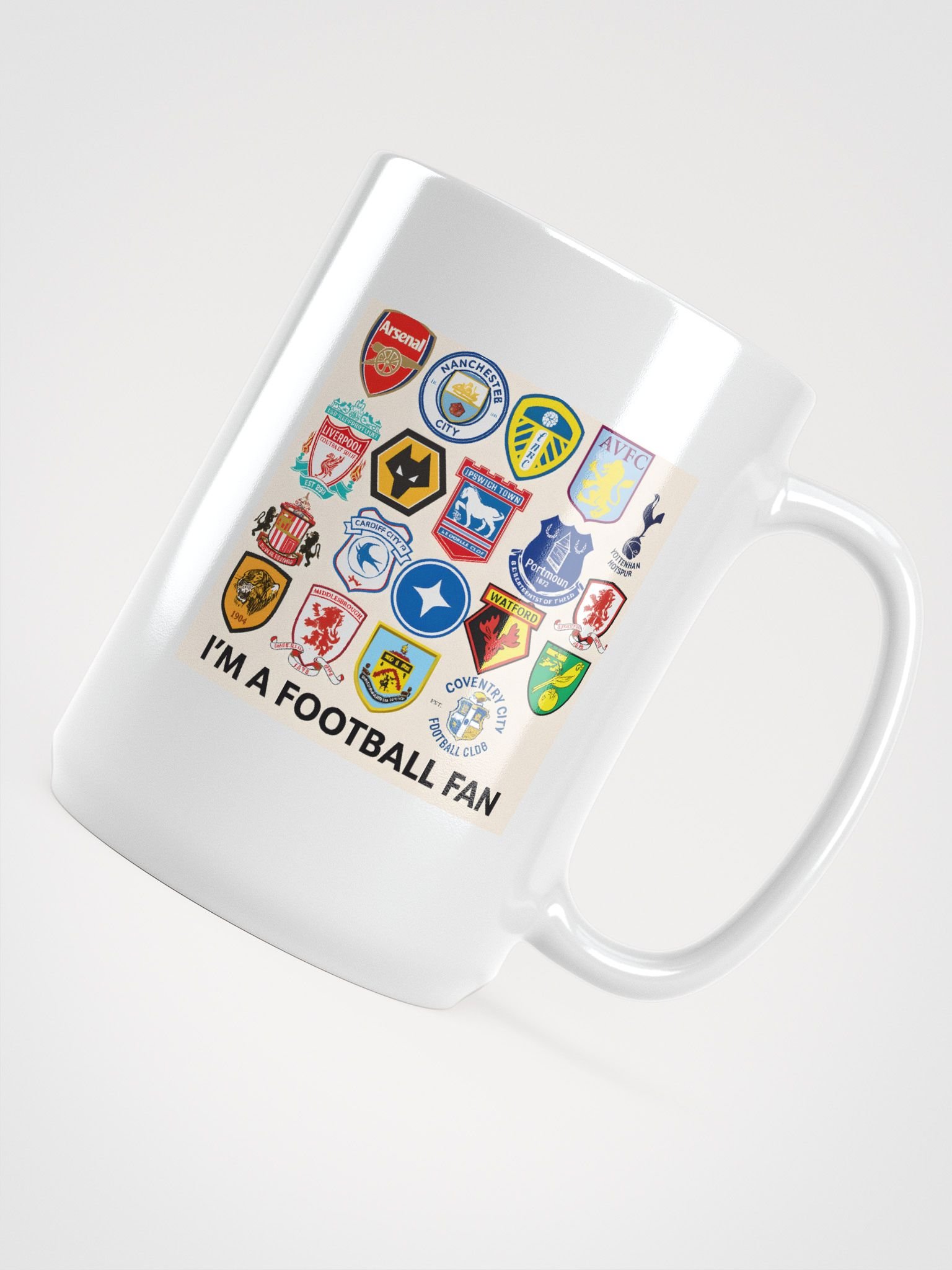 Gridiron Glory White Glossy Mug product image (5)