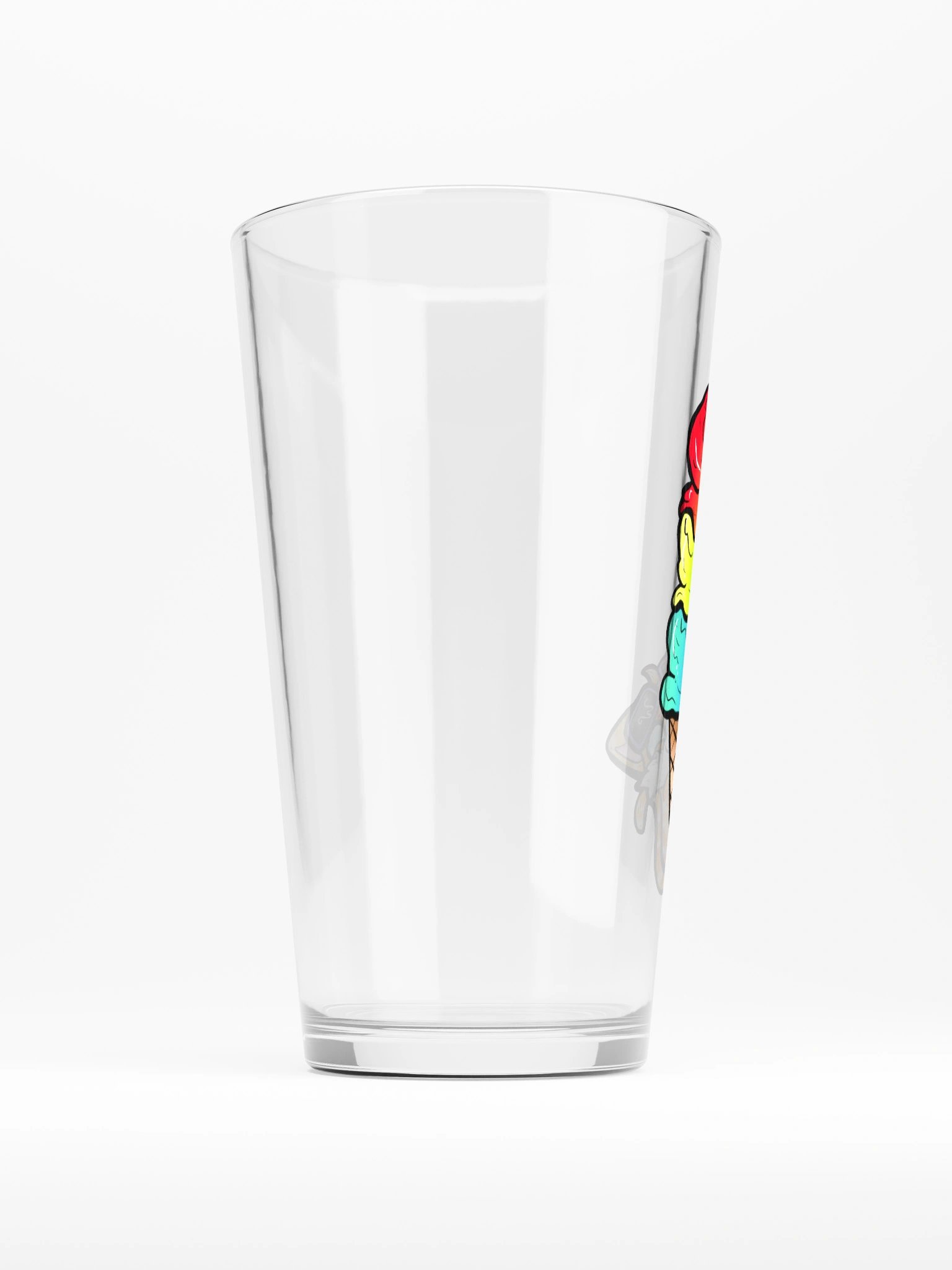 Arcade Warrior Rainbow Ice Cream Cat Glass product image (2)