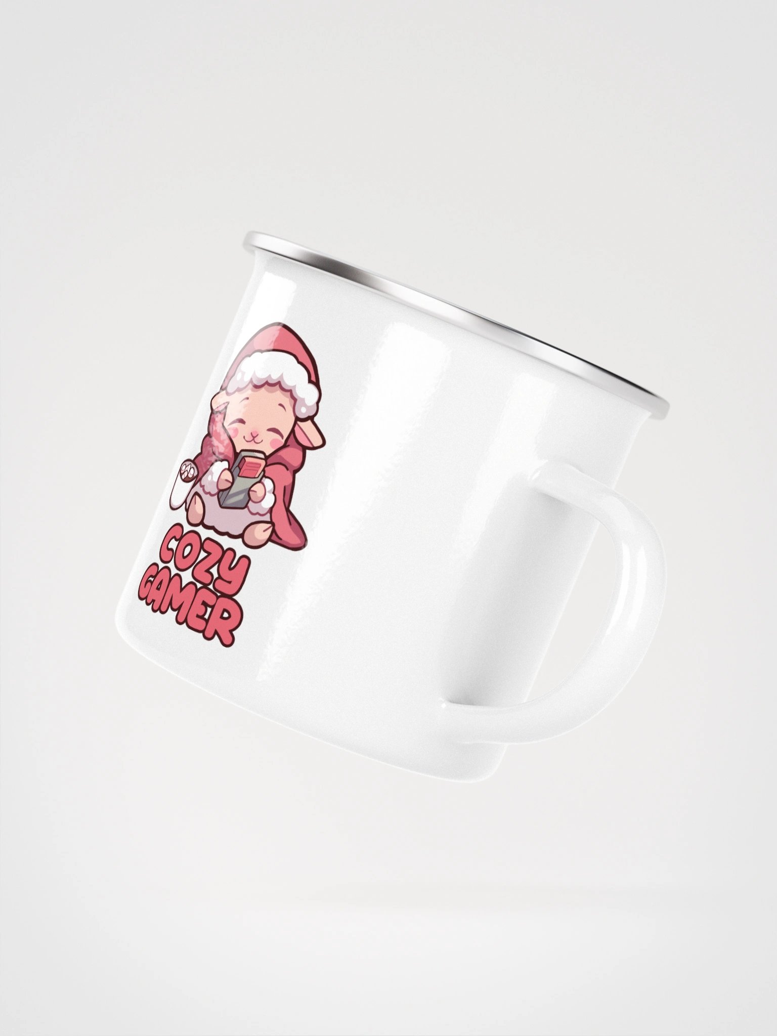 Cozy Gamer Enamel Mug product image (3)
