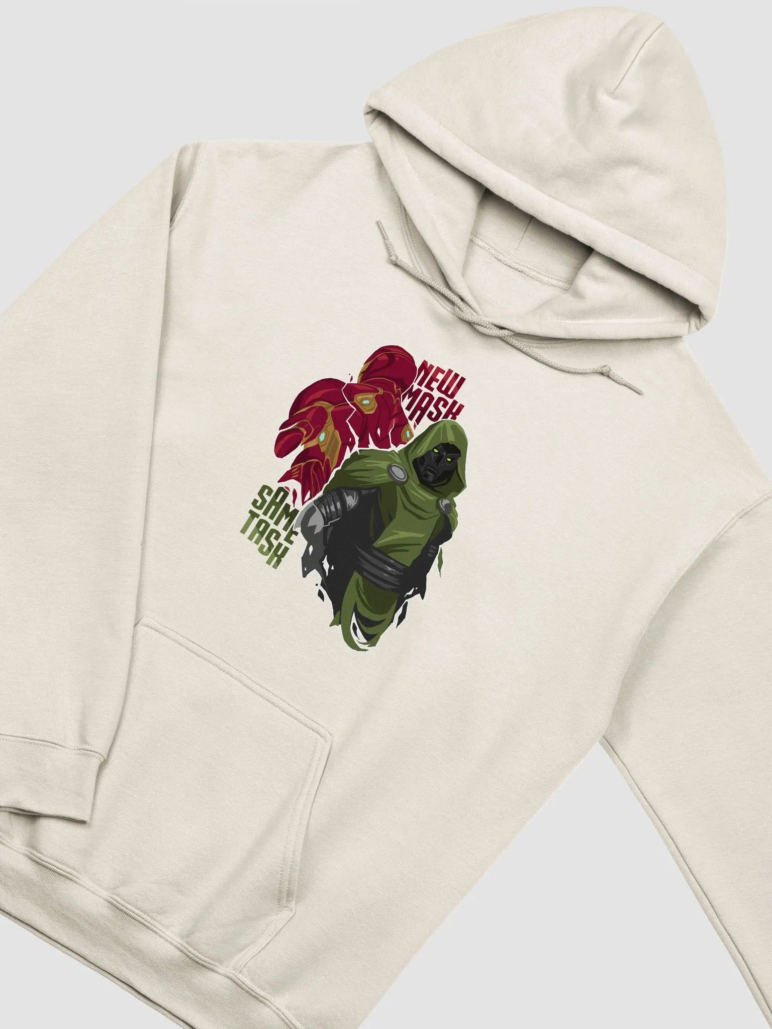 'New Mask Same Task' HOODIE (PREMIUM) product image (2)