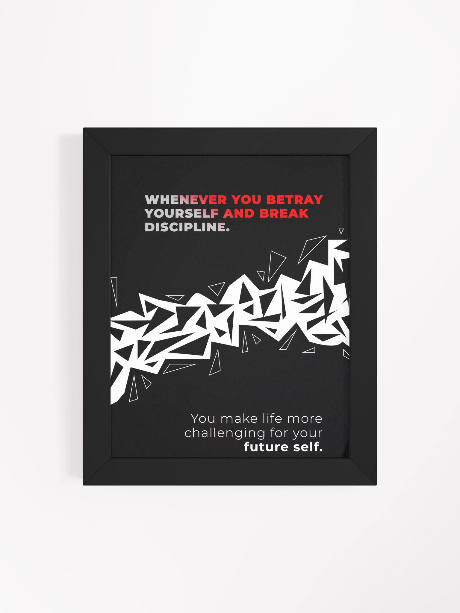 Motivational Wall Art, Wood Framed Poster product image (30)