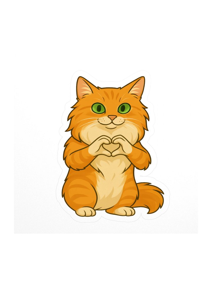 Jose “Señor Poofy Pants” Cat Sticker product image (1)