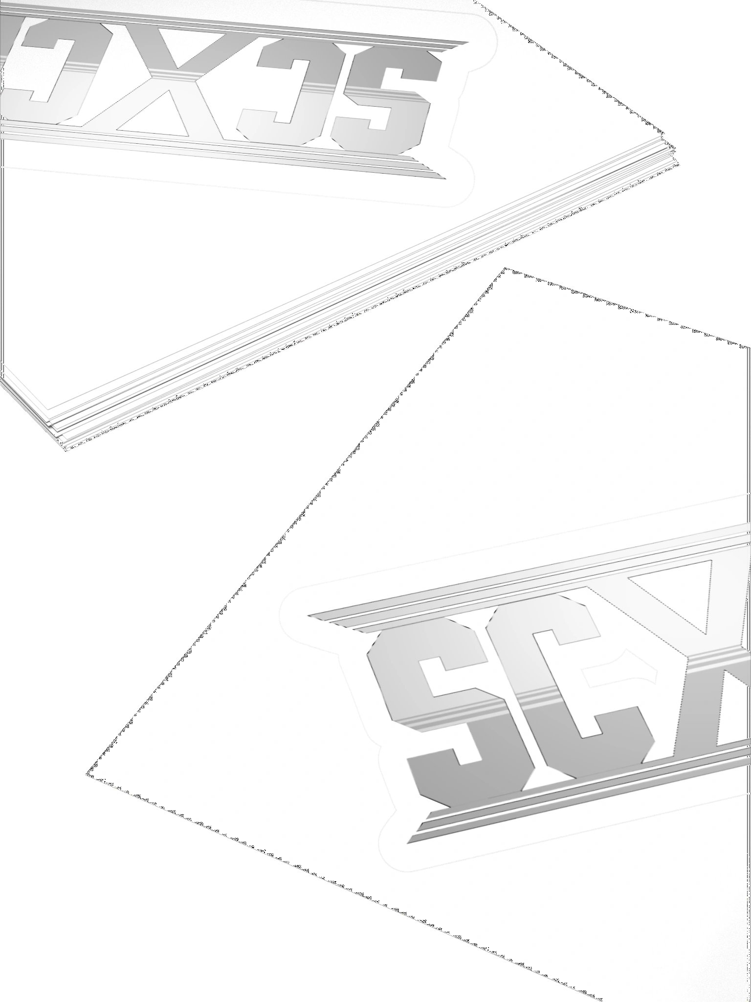 SCBars (Gray) Sticker product image (4)
