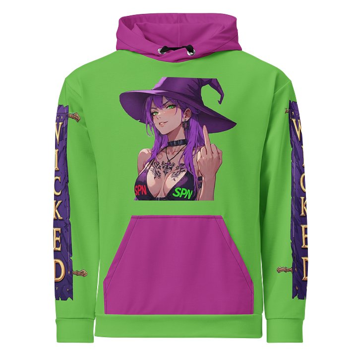 Rebellious Witch All-Over Hoodie product image (1)