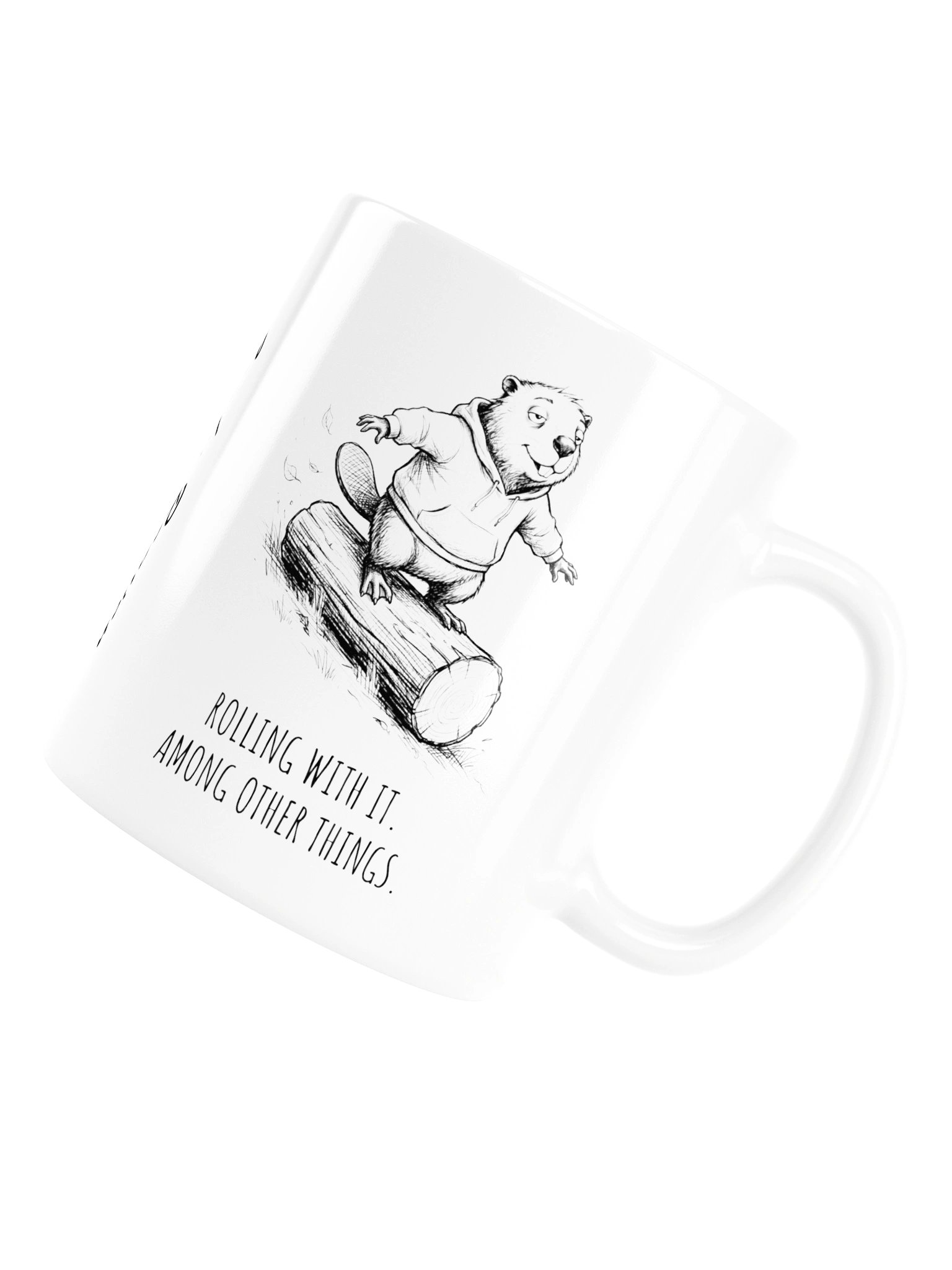 Rolling With It Mug – Funny Go With the Flow Coffee Mug product image (6)