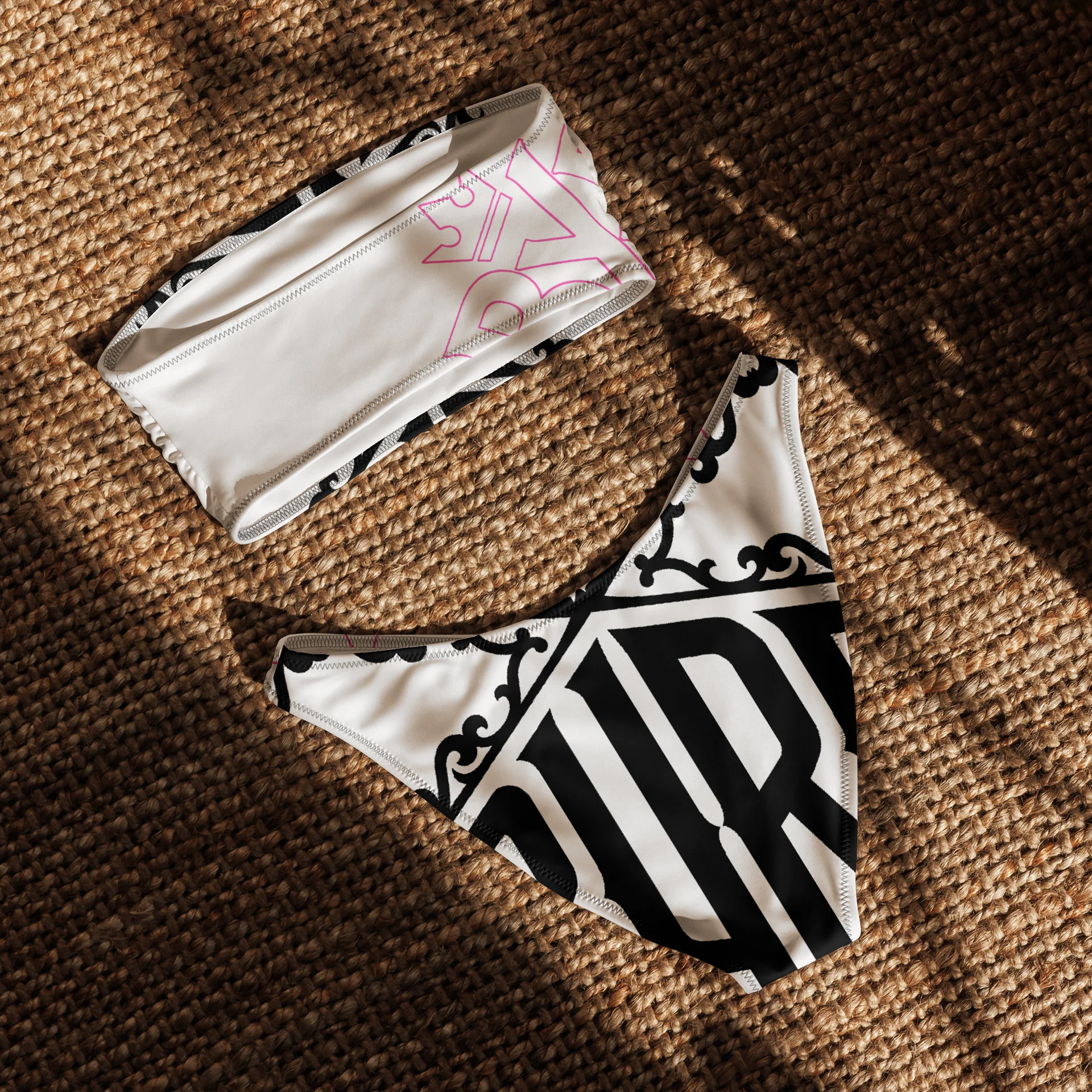 ByRd Royal Bikini in Pink, Black & White product image (7)