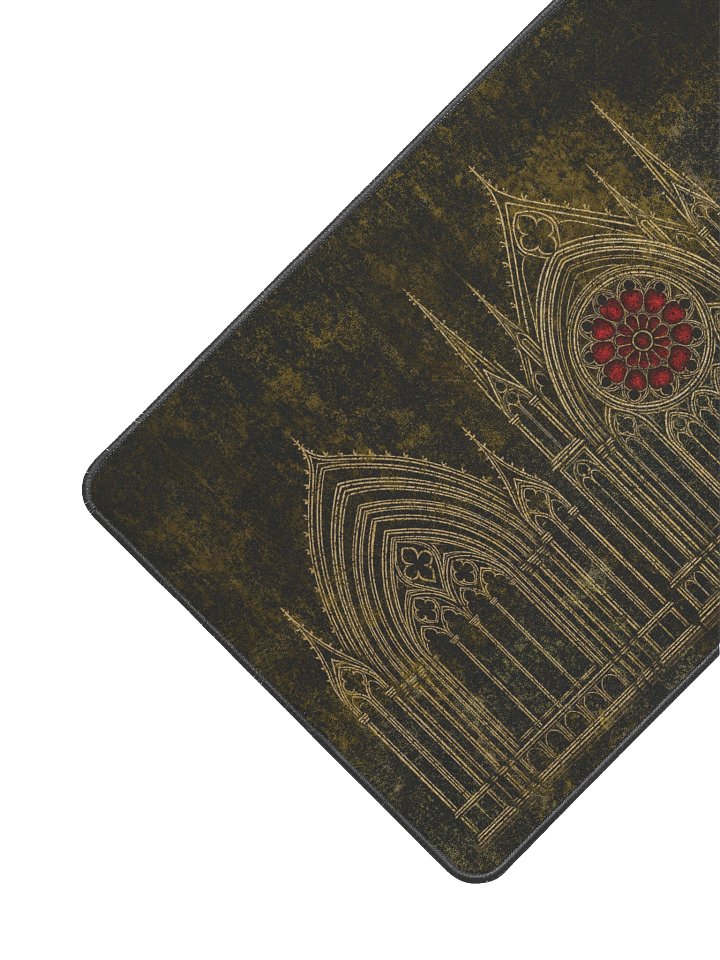 Gothic Architectural Desk Mat 12” x 22” product image (2)