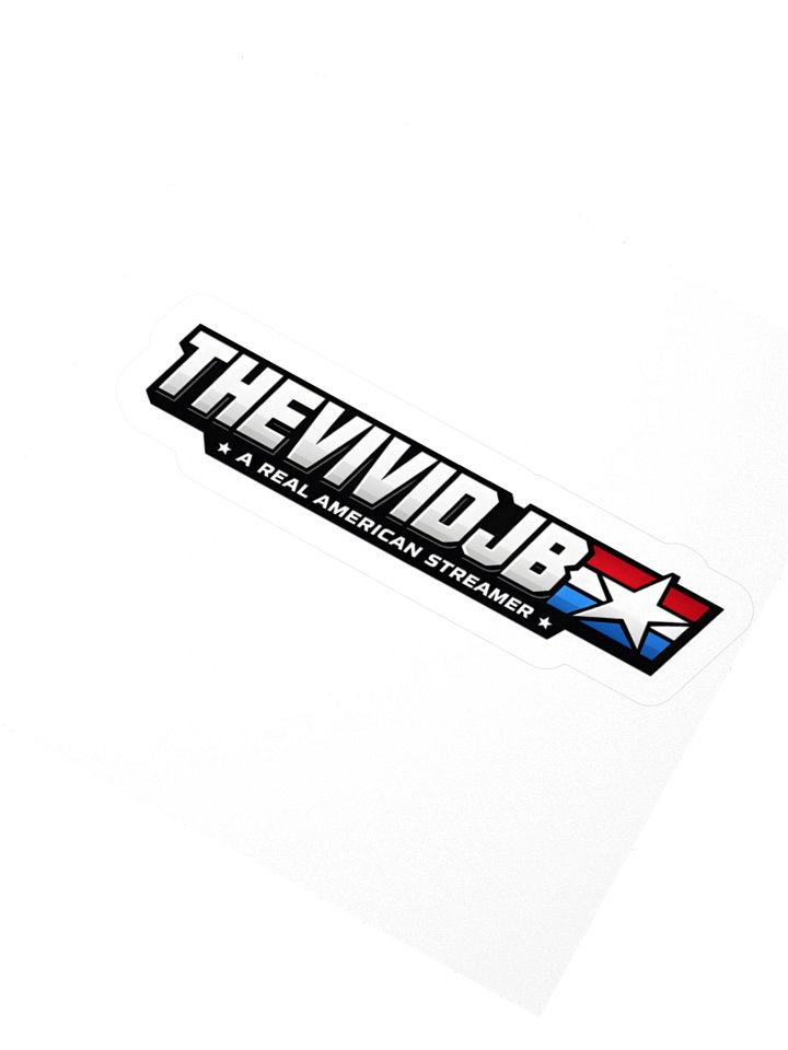 TheVividJB Real American Streamer Kiss Cut Stickers product image (5)