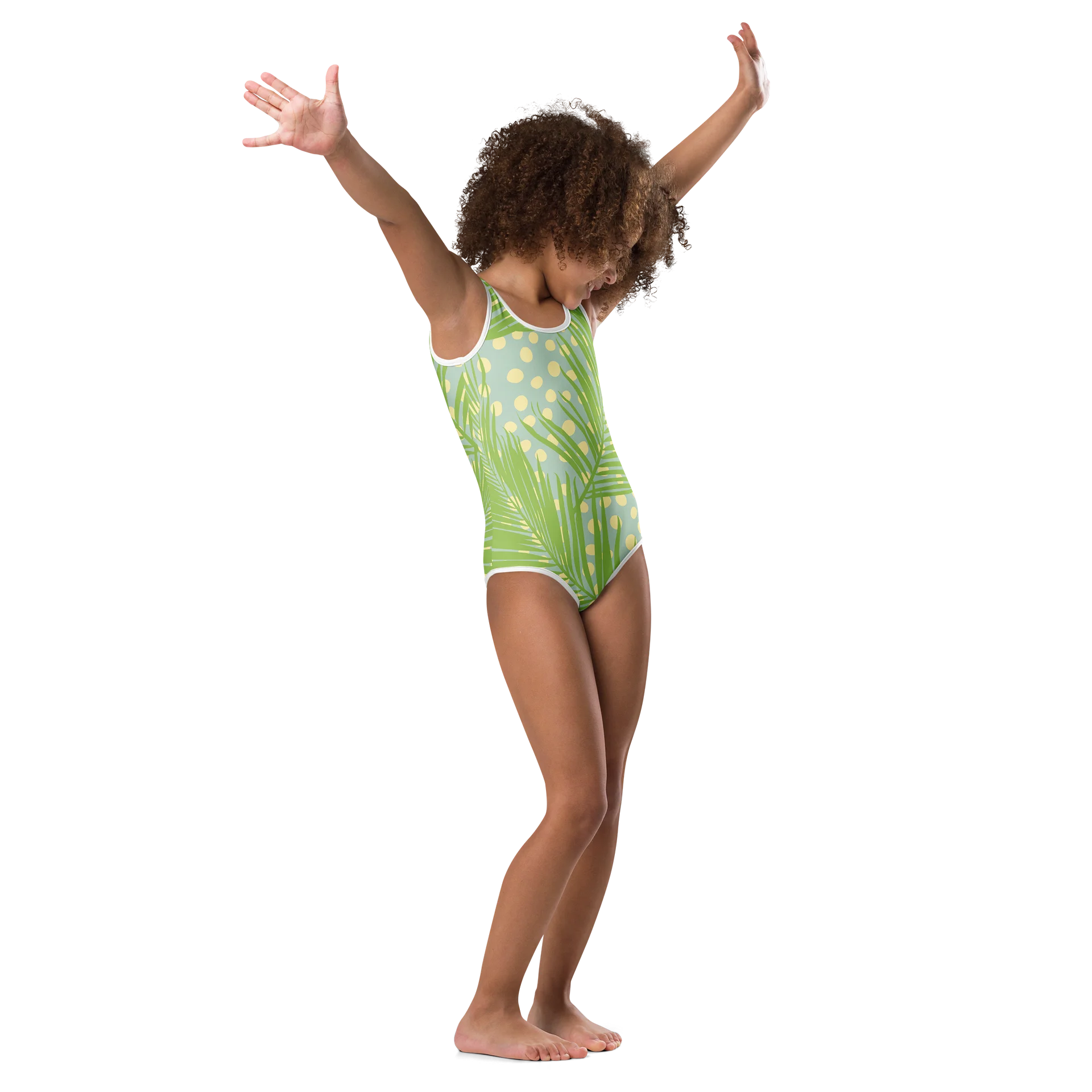 Tropical Palm Kids Swimsuit product image (2)
