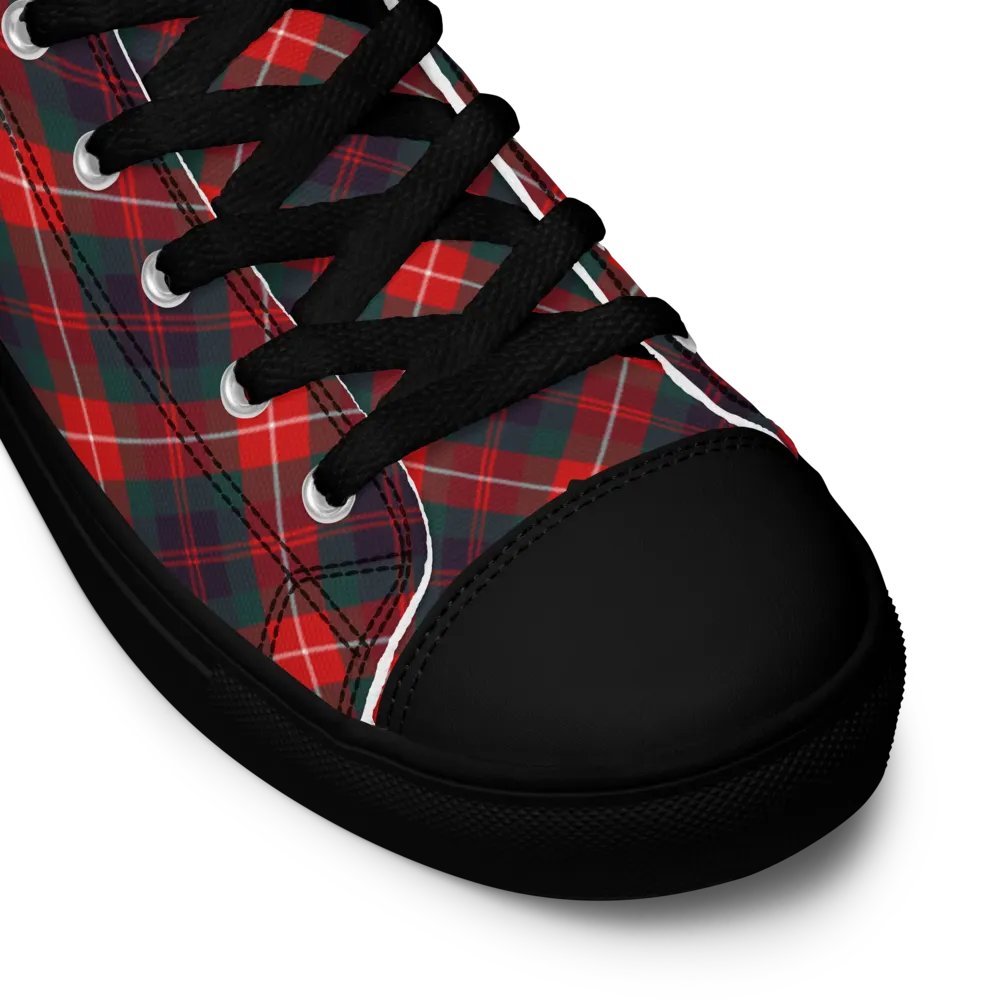 Fraser Tartan Men's High Top Shoes product image (11)