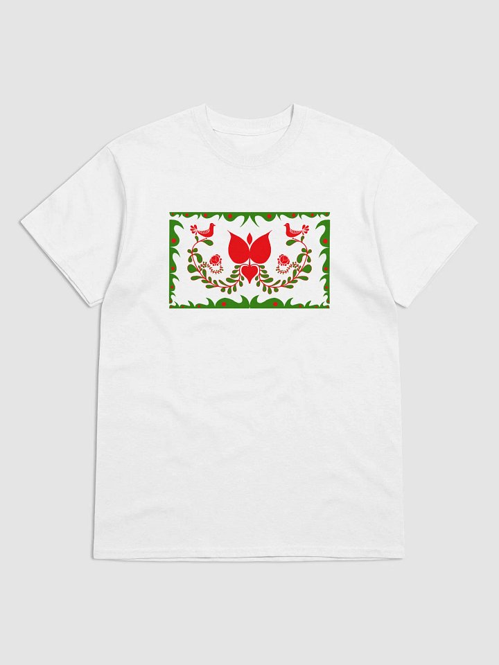 Traditional Hungarian Folk Art Floral T-Shirt product image (1)