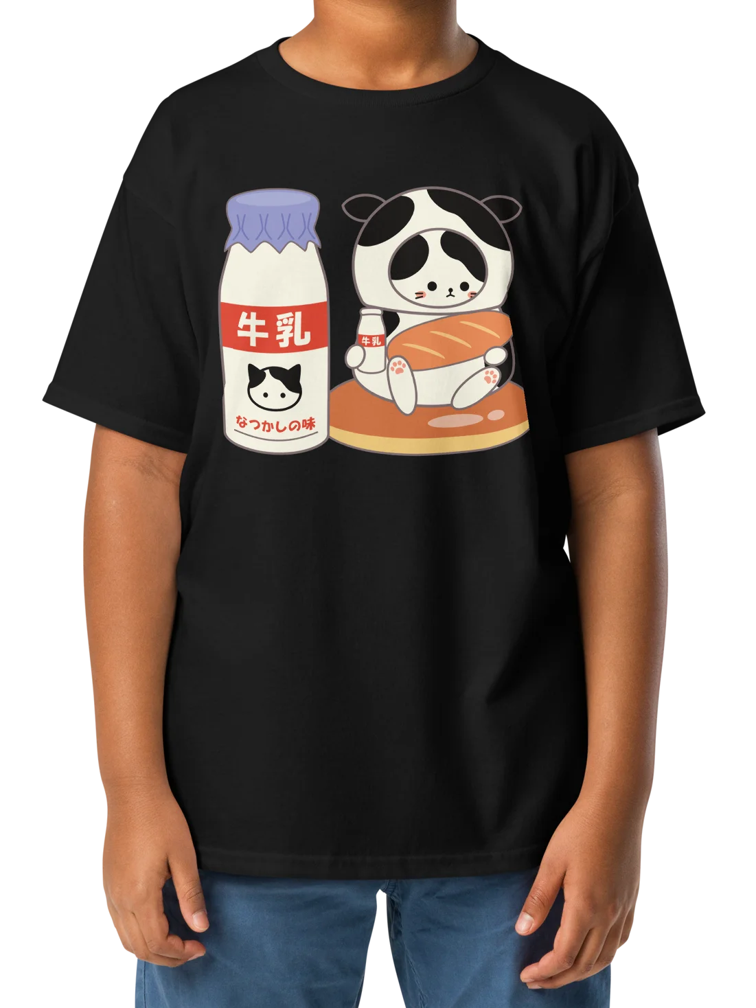 Milk Cat - Unisex Youth Heavyweight T-shirt product image (3)