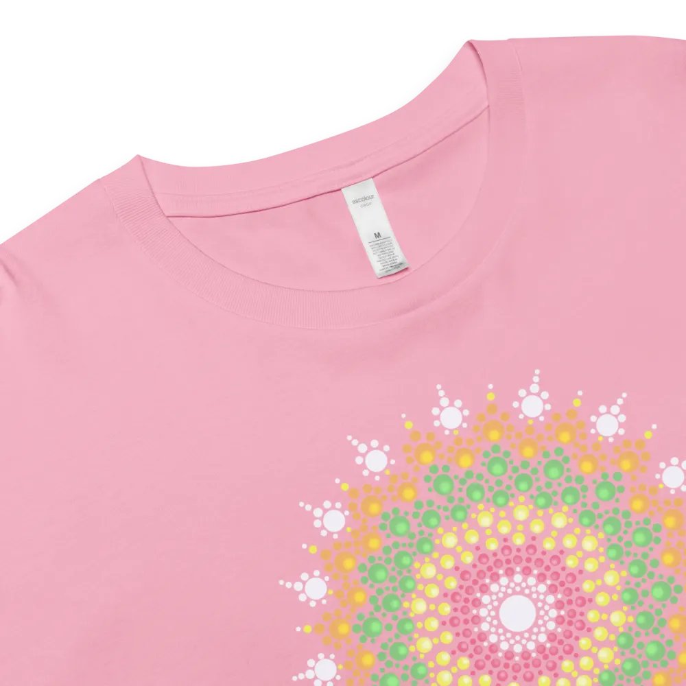 Pastel Dot Mandala Crop Top product image (4)