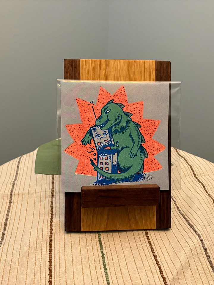 Book/Art Easel - Hickory and Walnut product image (2)