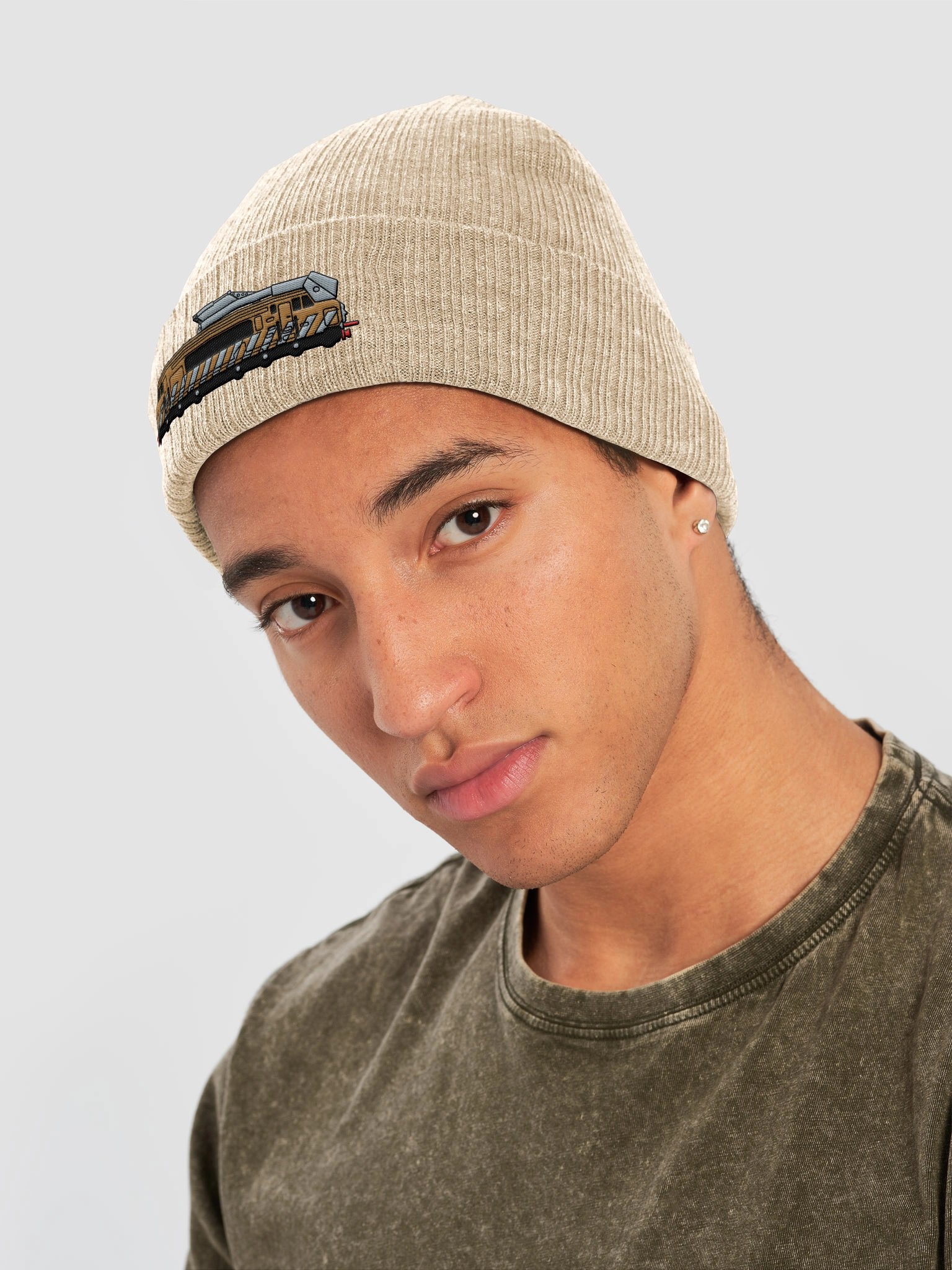Diesel 10 Embroidered Beanie product image (3)