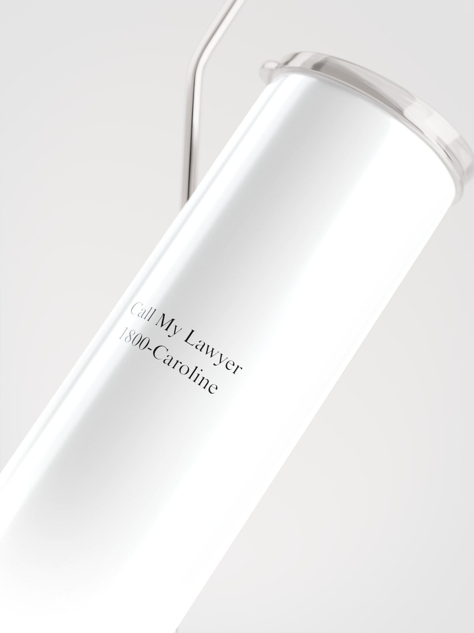 "Call My Lawyer" Stainless Steel Water bottle product image (4)