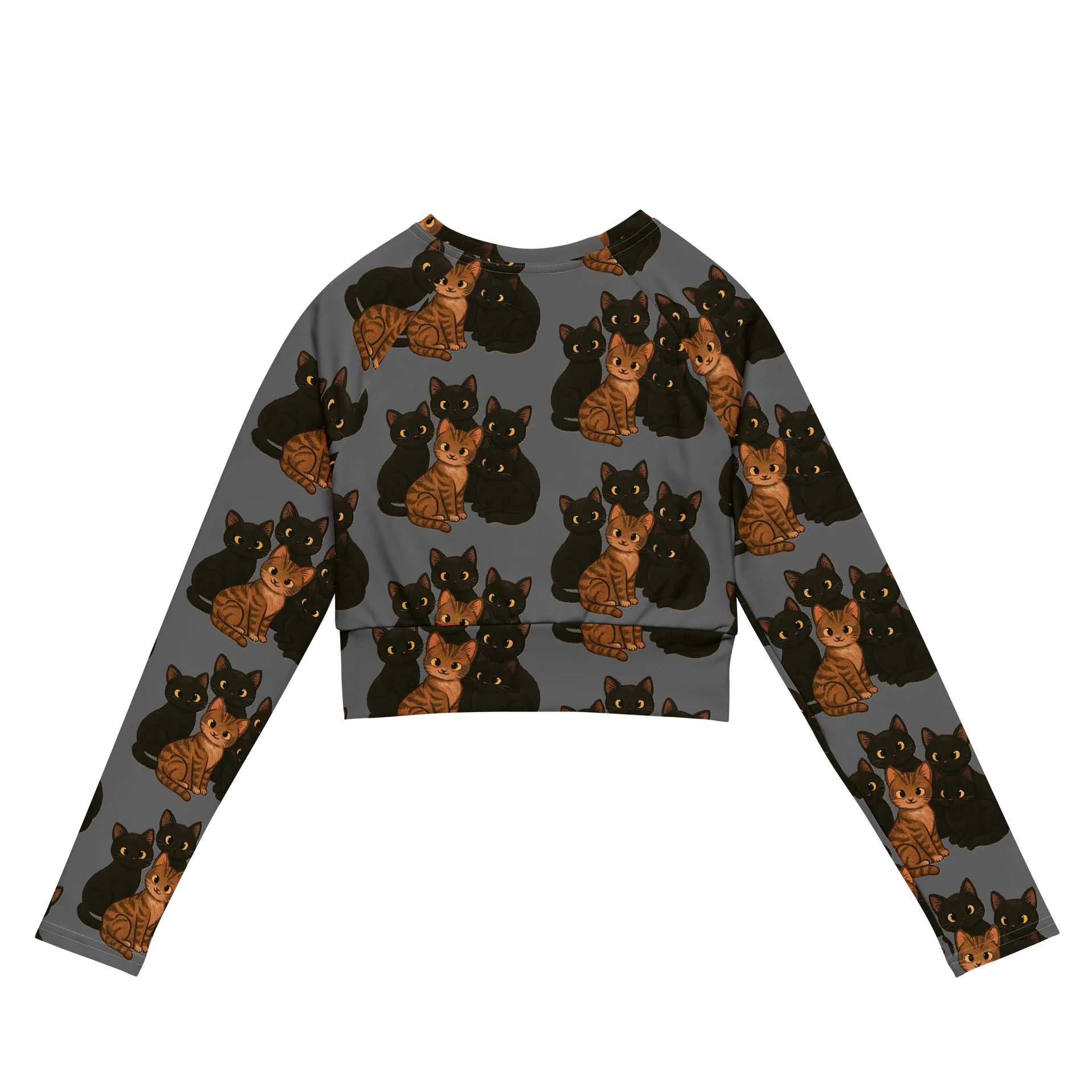 Cat brigade All-Over Print Crop Top product image (7)