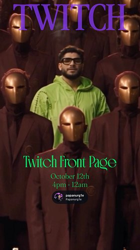 We’ll be on the Twitch Front page October 12th! We’re planning all sorts of stuff! Stay tuned! #twitch #twitchtv #streamer #s...