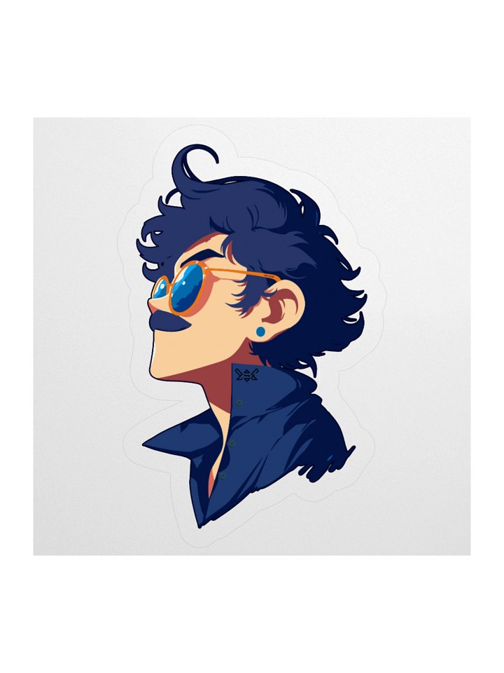 "Null and Shaded" – Stickers – Multiple Sizes product image (1)