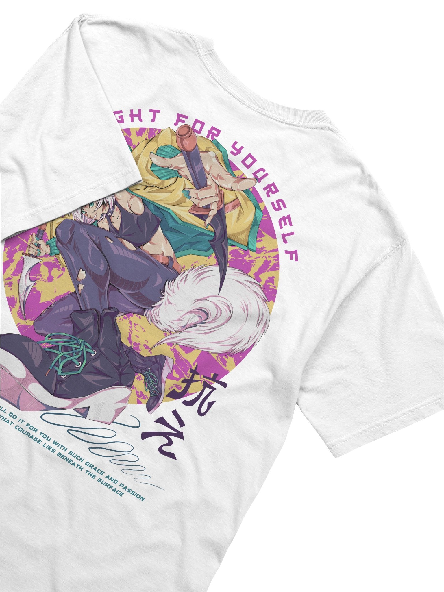 抗え FIGHT [White Tee] product image (7)