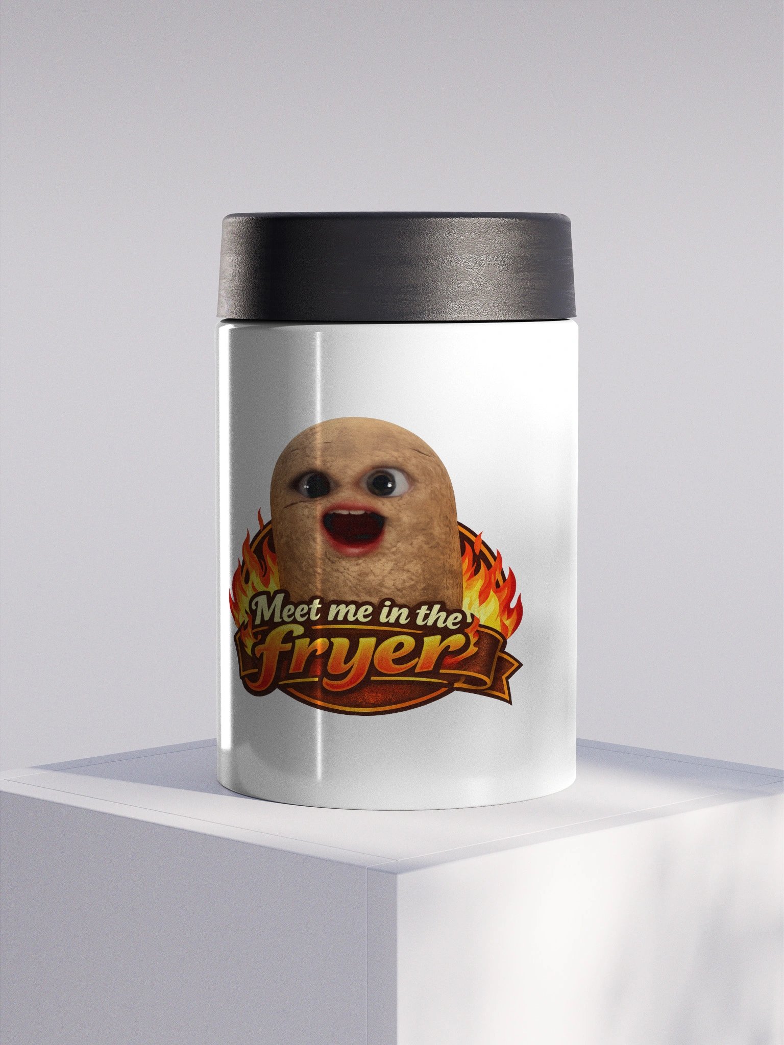 TheSmokedTater's Metal 12oz Koozie product image (1)