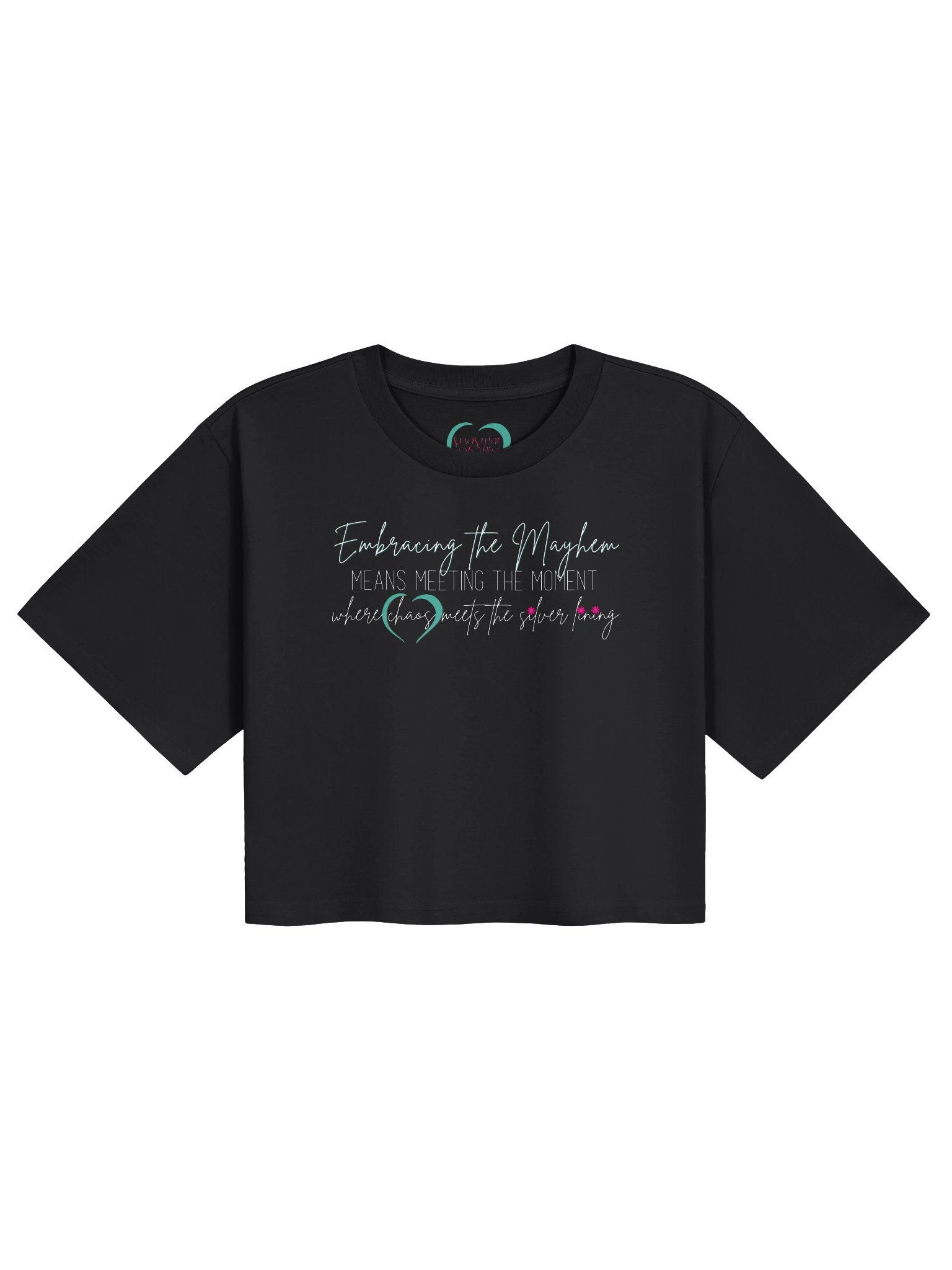 Embrace the Mayhem Crop | light logo product image (9)