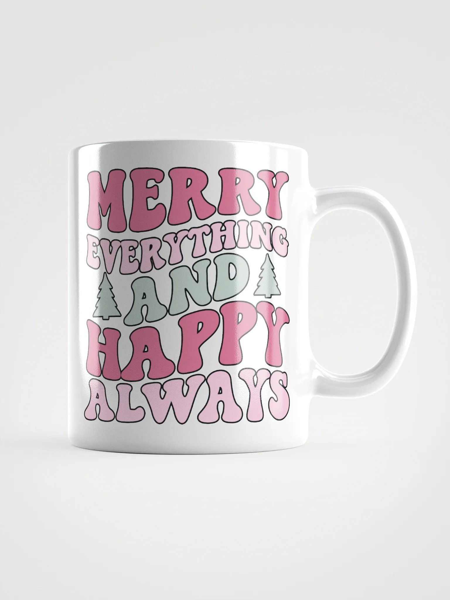 Merry Everything & Happy Always-Mug-White product image (1)