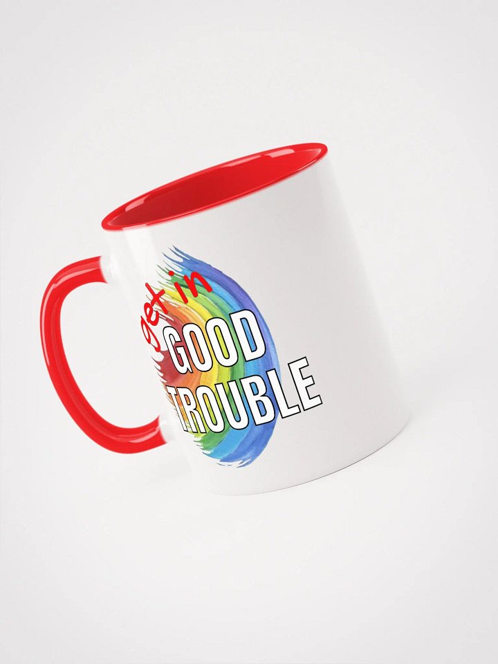 Good Trouble, Red Accent Mug 11 oz product image (1)
