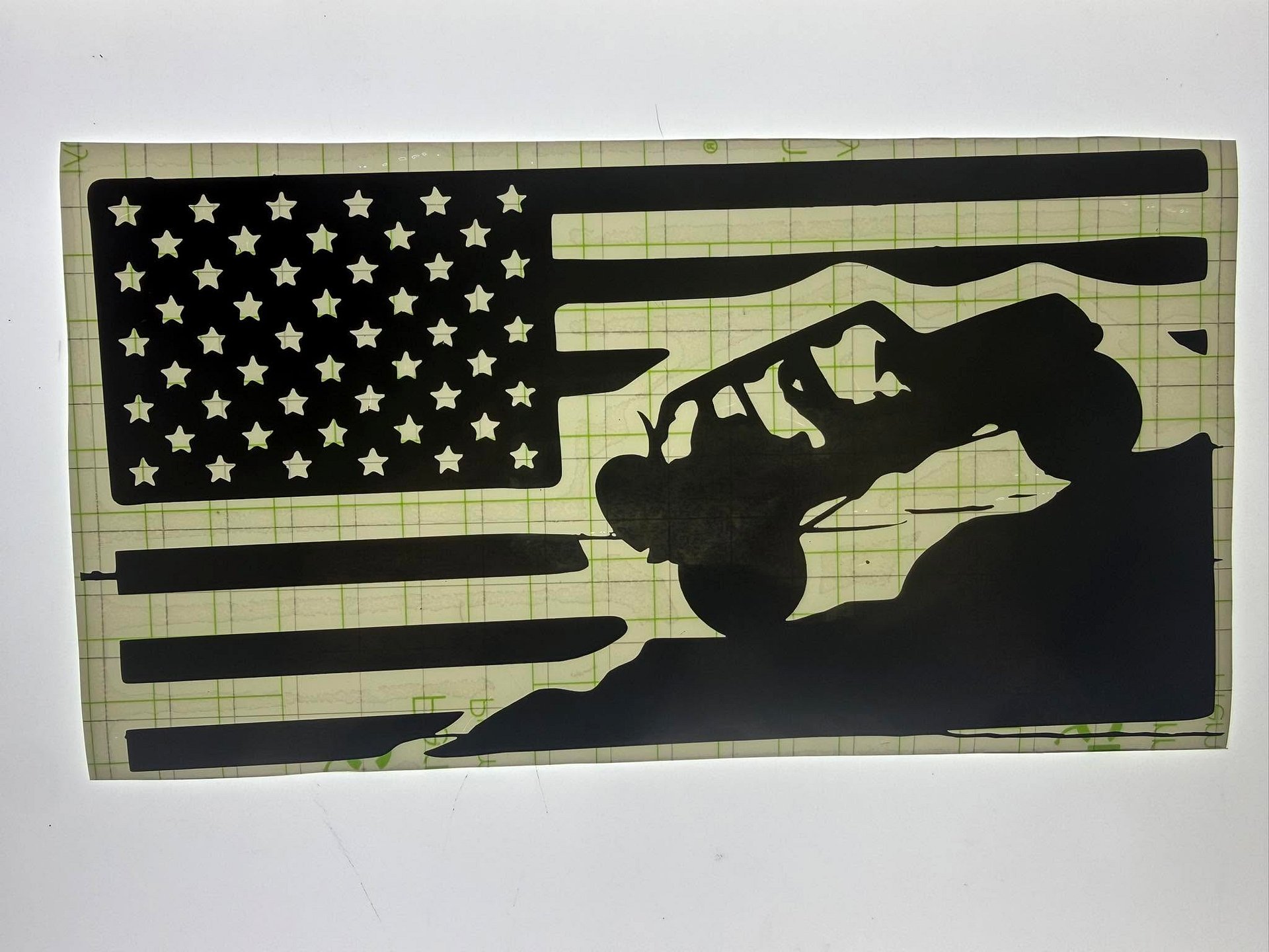 Large American Flag with Jeep product image (1)