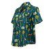 Cozy Cabin and Forest Animals Ladies Short Sleeved Pajama Top