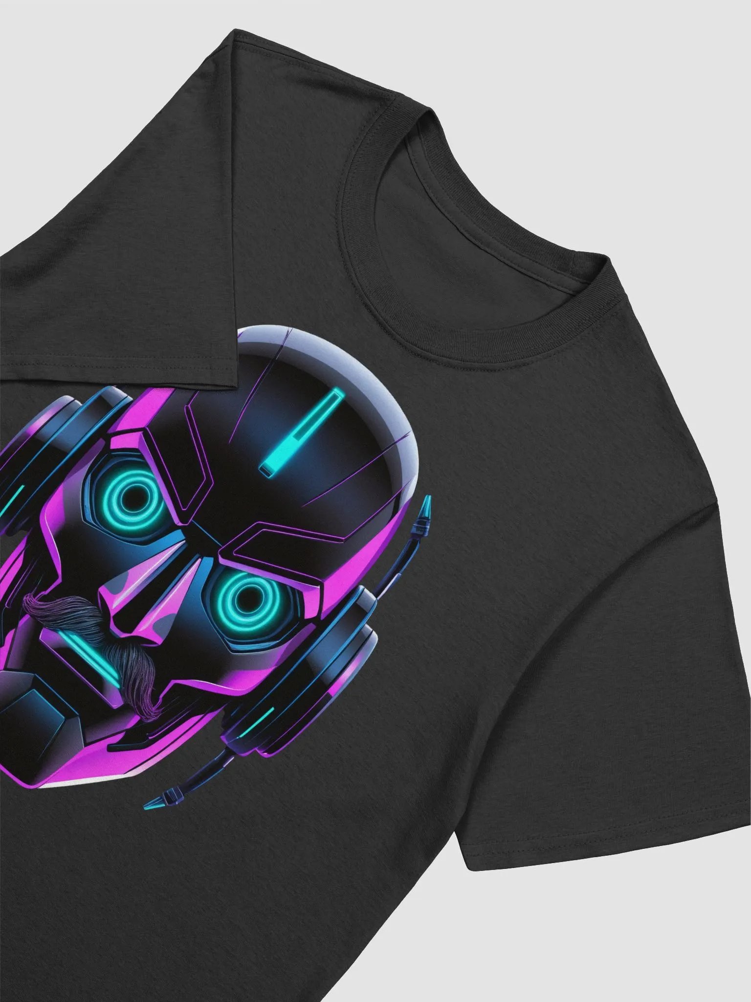 Neon Robo-Mustache Tee product image (3)