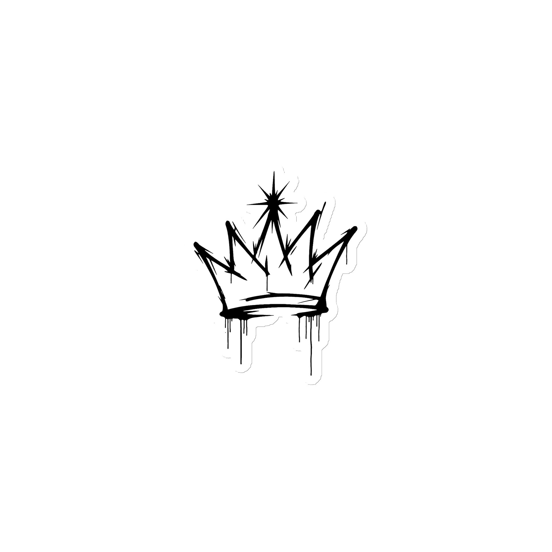 ONE KING Urban Crown Logo Die-Cut Magnet product image (1)