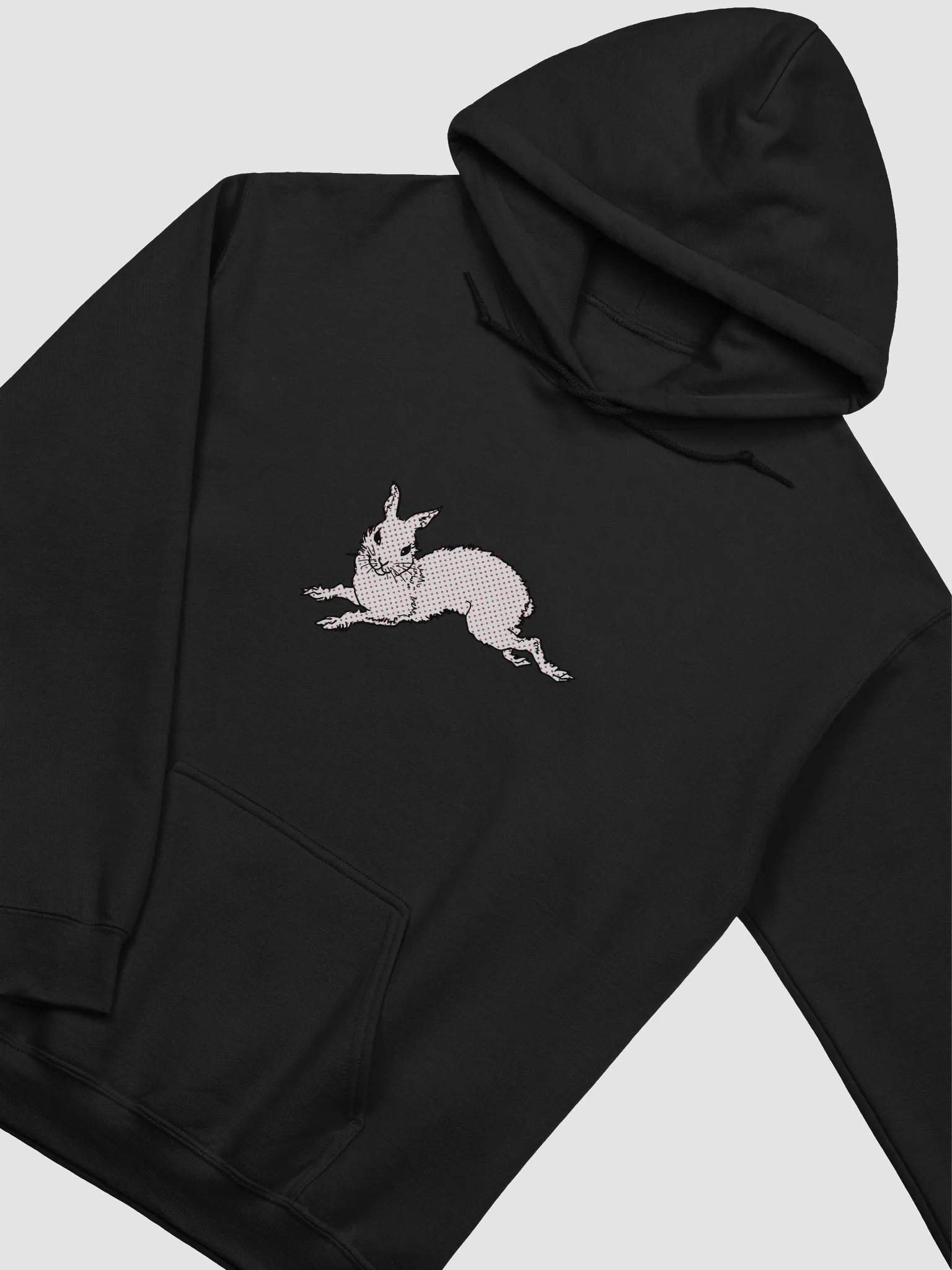 pop art bunny design hoodie product image (2)