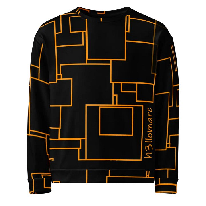 h3llomarc Orange Squares Sweatshirt product image (1)