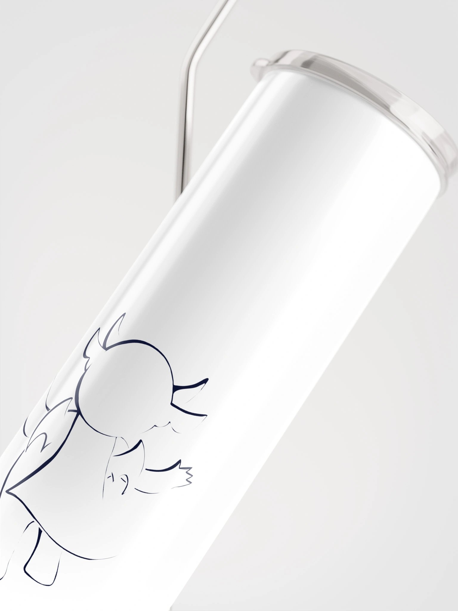 Cryptid On Your Corner Stainless Steel Tumbler (Light Mode) product image (4)