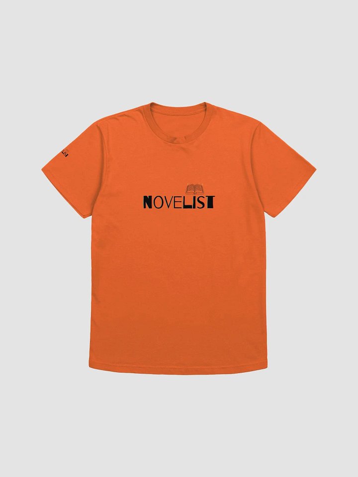 Novelist Black Text Supersoft T-shirt product image (3)