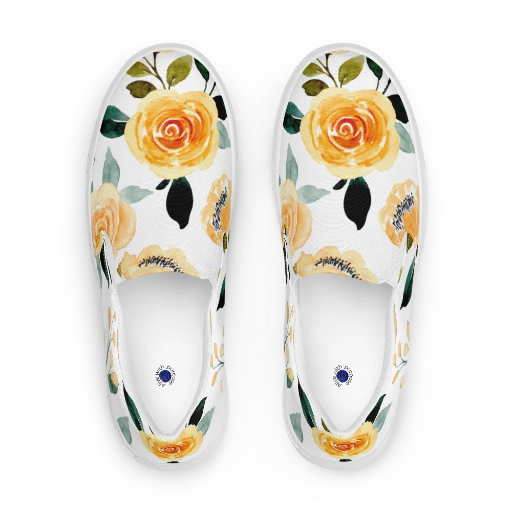 Yellow Rose Delight Slip-Ons product image (3)