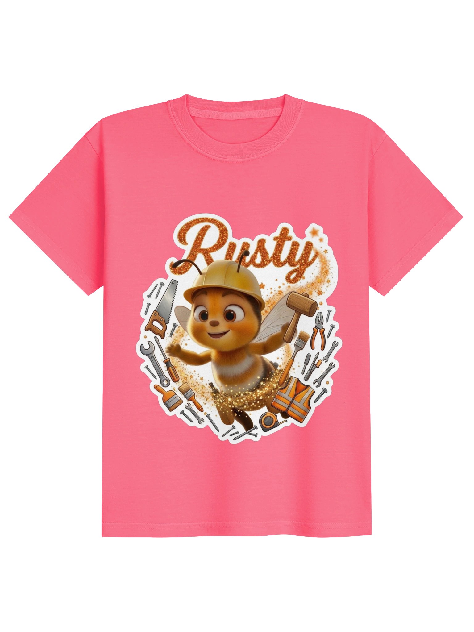 Rusty Bee Builder Kids Tee product image (2)