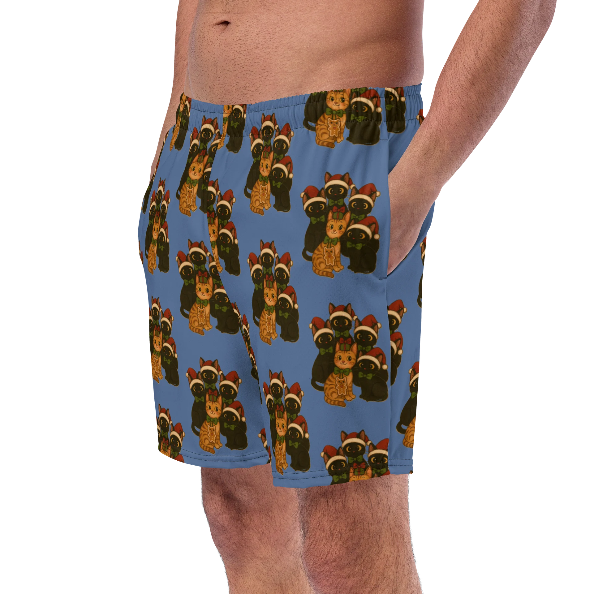 Cat brigade winter Swim Trunks product image (2)