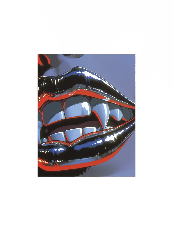 "Kiss that leaves it's mark" Matte Poster product image (1)