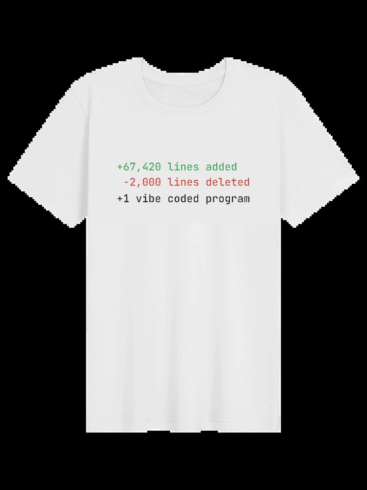 Vibe Coded Program Tee product image (1)