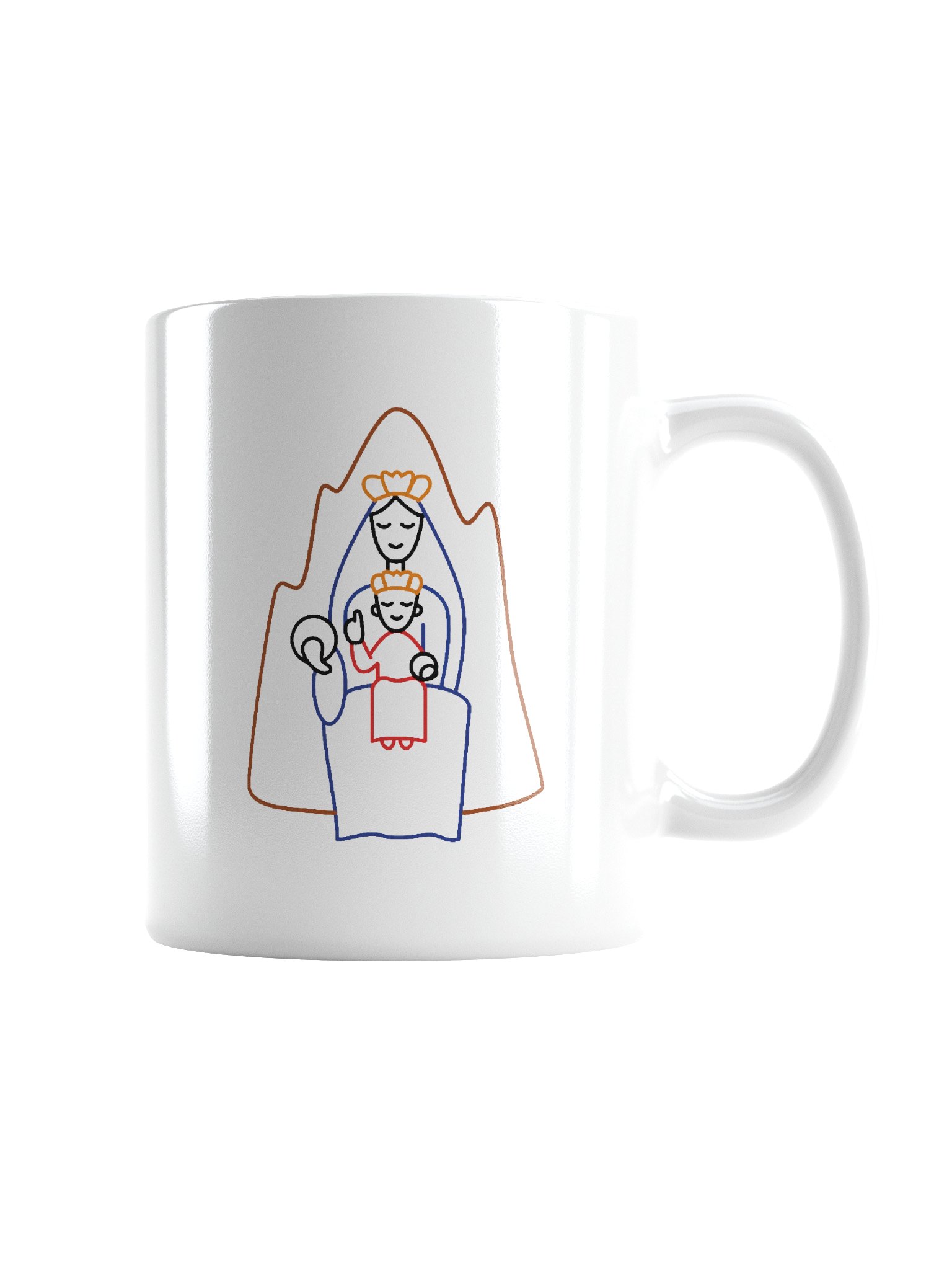 Minimalist Lady of Montserrat Mug product image (1)