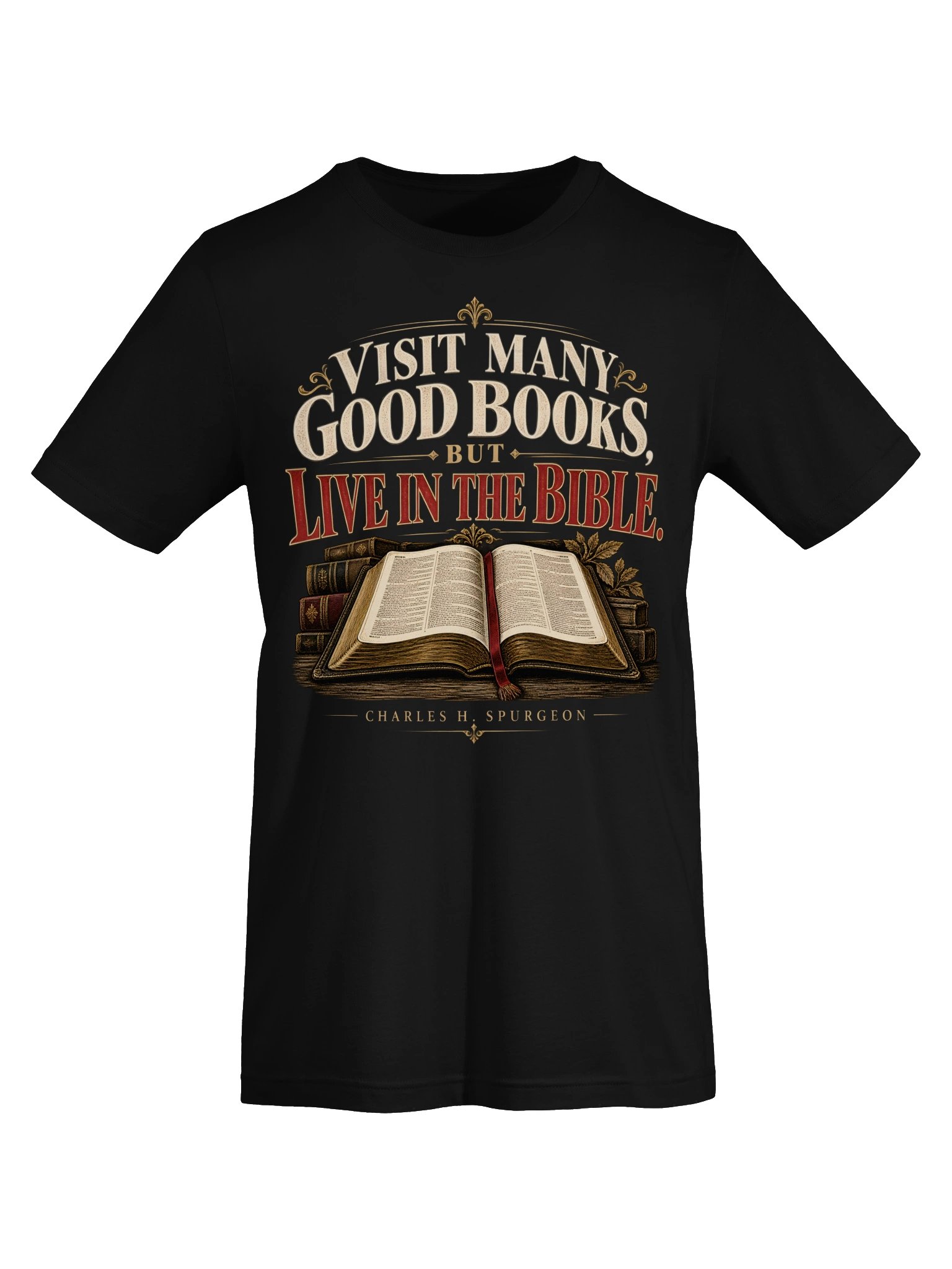 Charles Spurgeon – Live in the Bible | Theology Today T-Shirt product image (55)