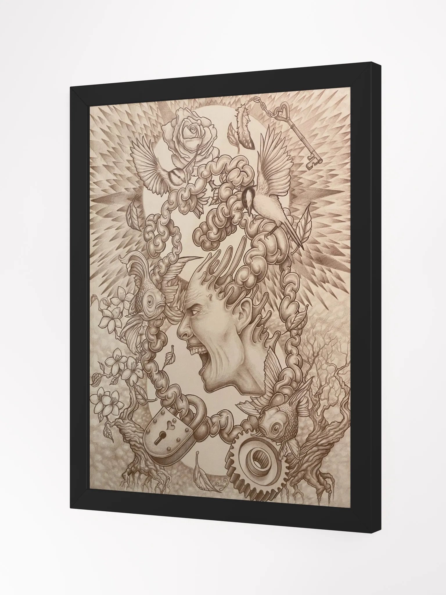 Psychotic Break Framed Poster product image (2)