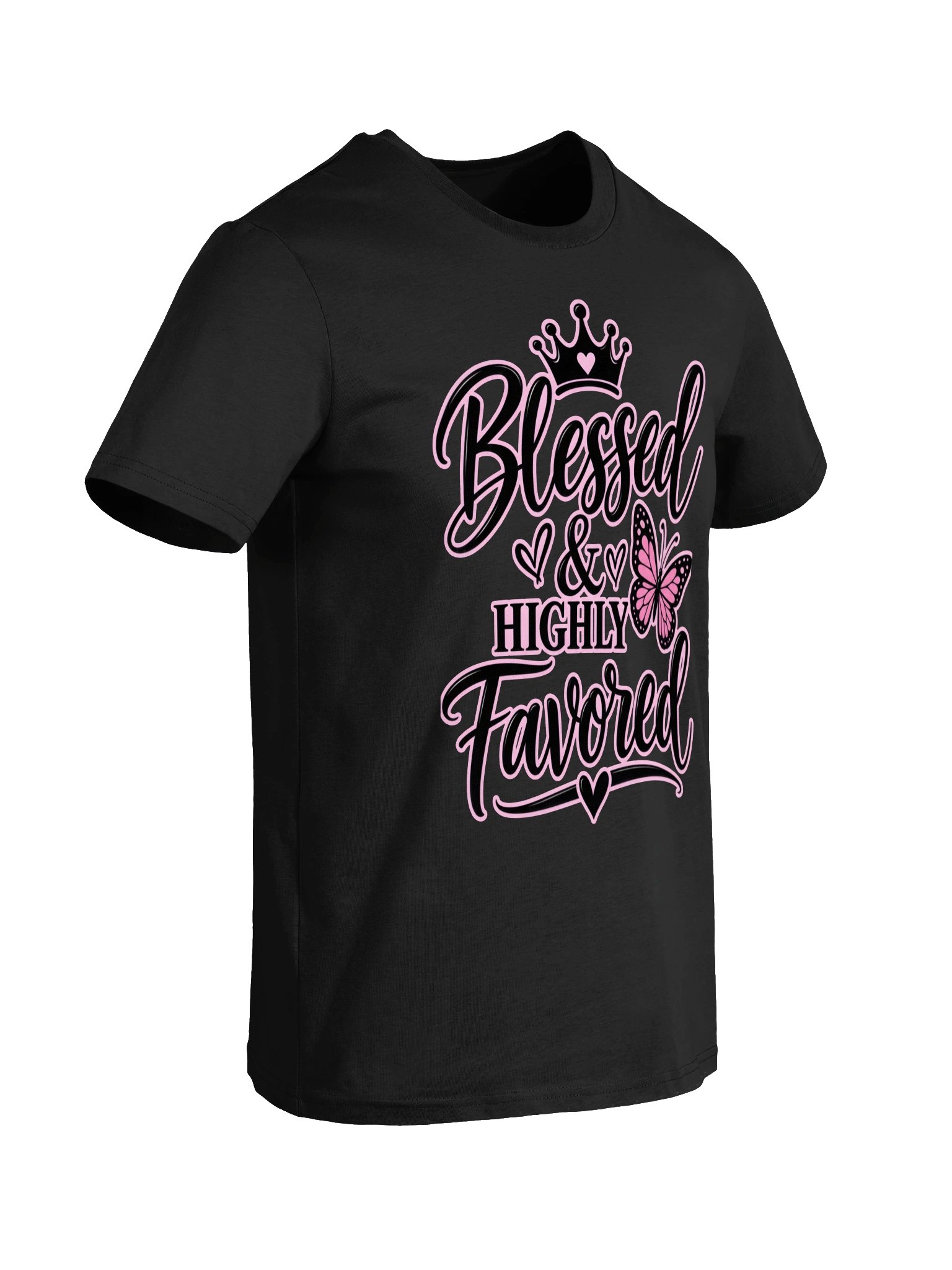 Blessed & Highly Favored Crown Tee product image (75)