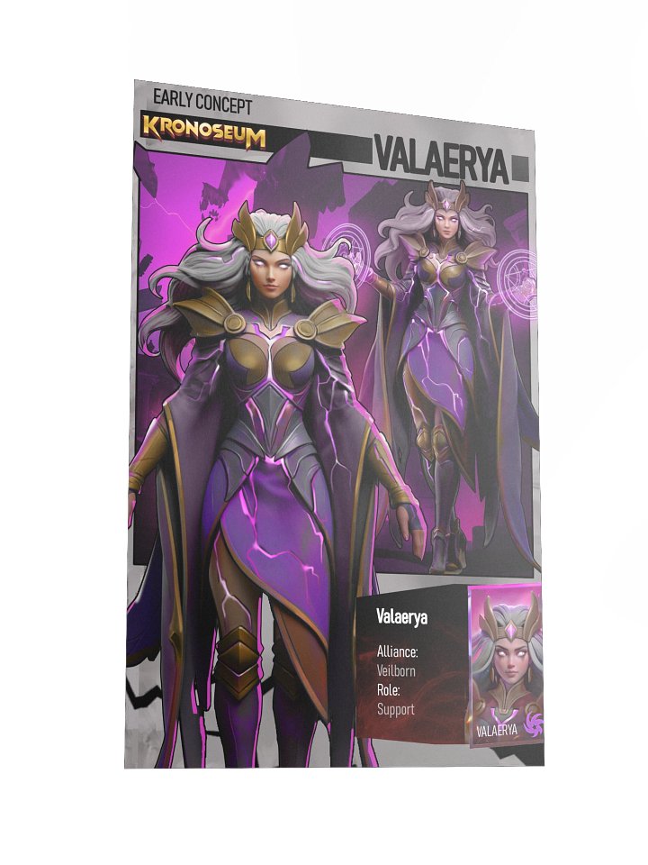 Valaerya Early Concept Art Poster product image (2)