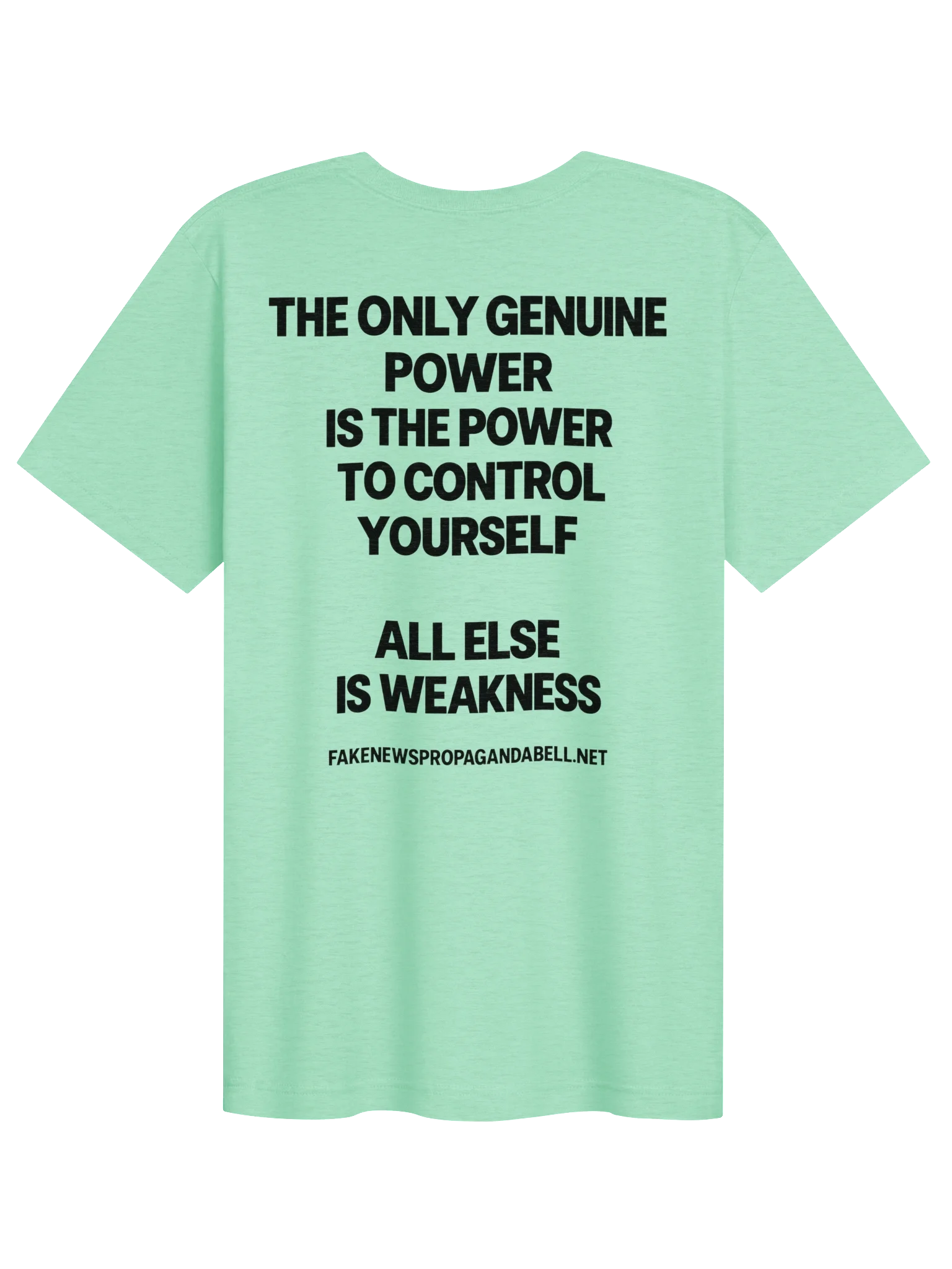 The Only Genuine Power Is The Power To Control Yourself All Else Is Weakness - Unisex Heavy Cotton Tee