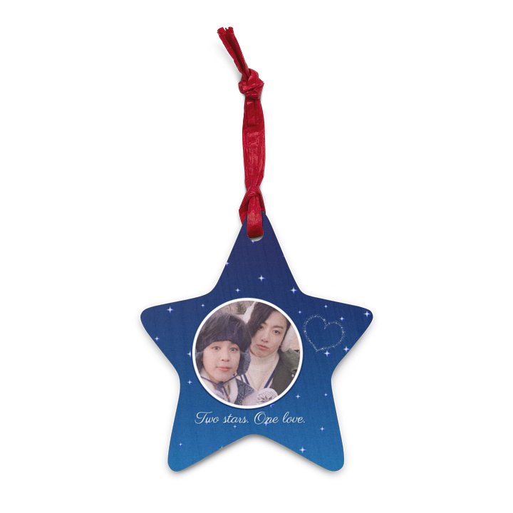 Two Stars. One Love. JiKook Star Ornament product image (1)